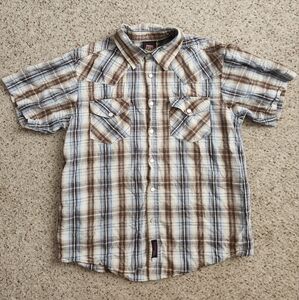 Wrangler Western boys Button Down Shirt